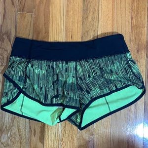 Lululemon Neon Shorts Size 6